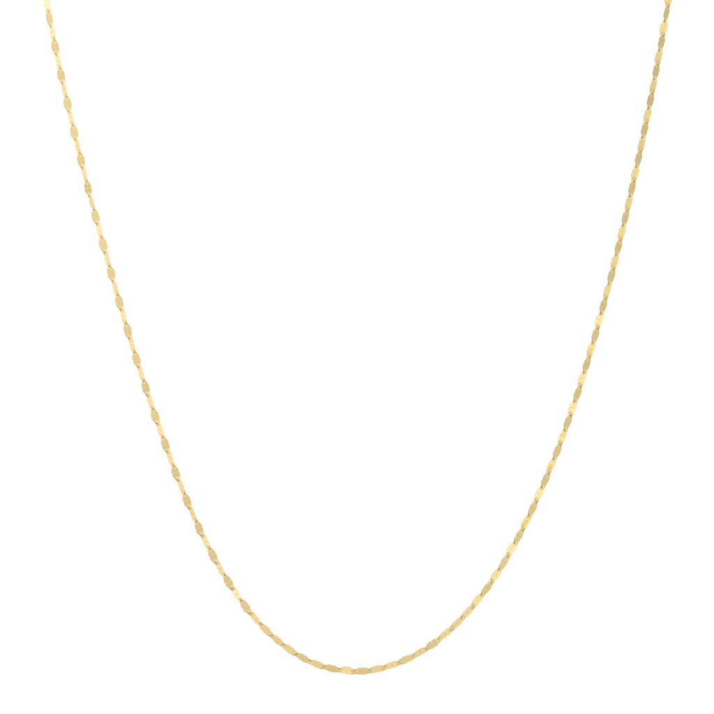 Stefano Oro 14K Gold "Clover Petali" Chain Necklace