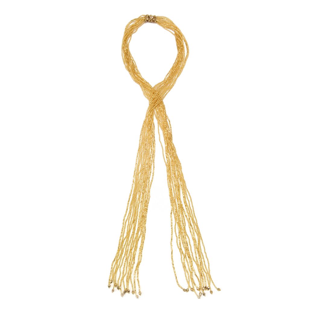 Il Murano di Francesca Choice of Color Murano Glass Bead Scarf Necklace