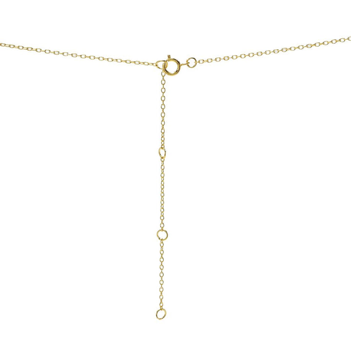 Zoey Blush 18K Gold Plated 0.22ctw Diamond "Love" Mosaic Pendant w/ Chain