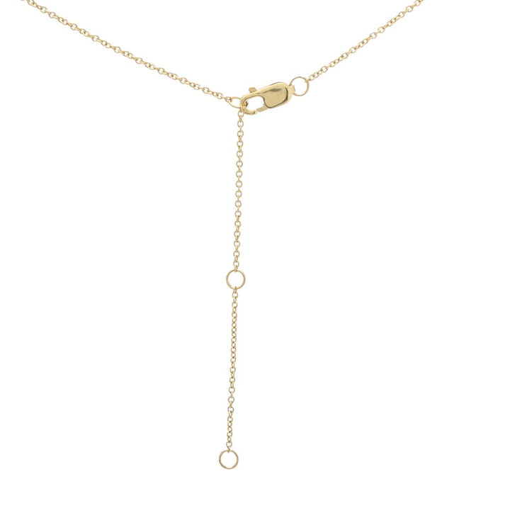 Morris & David 14K Gold 0.50ctw Diamond Chevron Charm 16"+2" Necklace