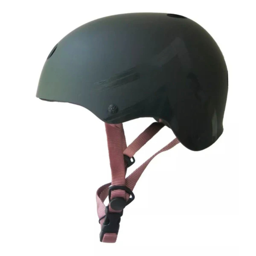 Hero PILI Helmet Black Matte w/Pink Straps Size XS