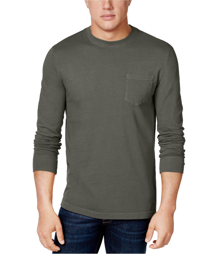 Club Room Men's Garment-Dyed Basic T-Shirt Grey Size 3 Extra Large