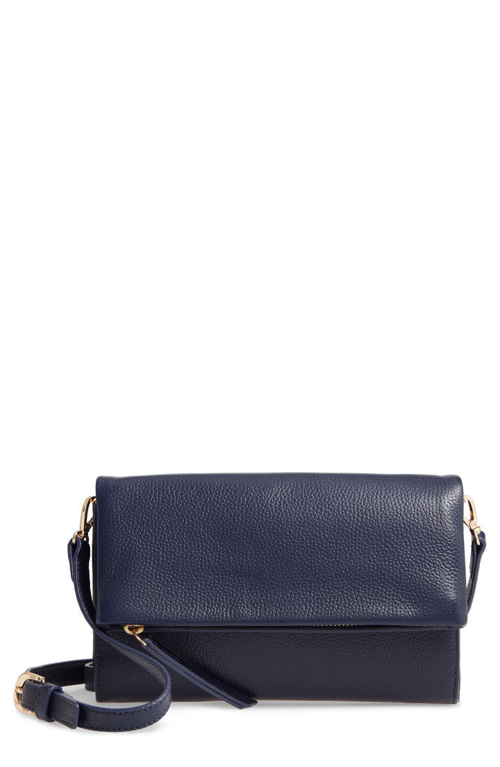 Nordstrom Eleanor Leather Crossbody Bag Blue