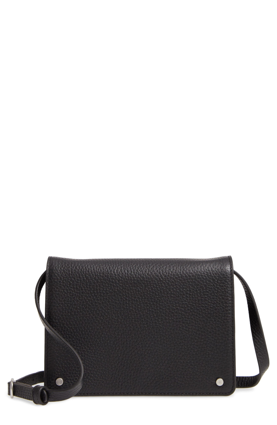 Treasure & Bond Lex Leather Crossbody Bag Black