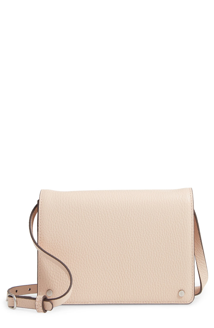 Treasure & Bond Lex Leather Crossbody Bag Beige