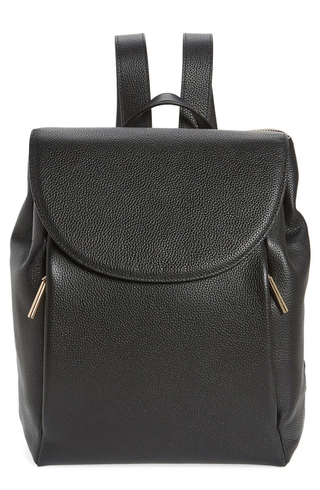 Nordstrom Sophia Core Leather Backpack Black