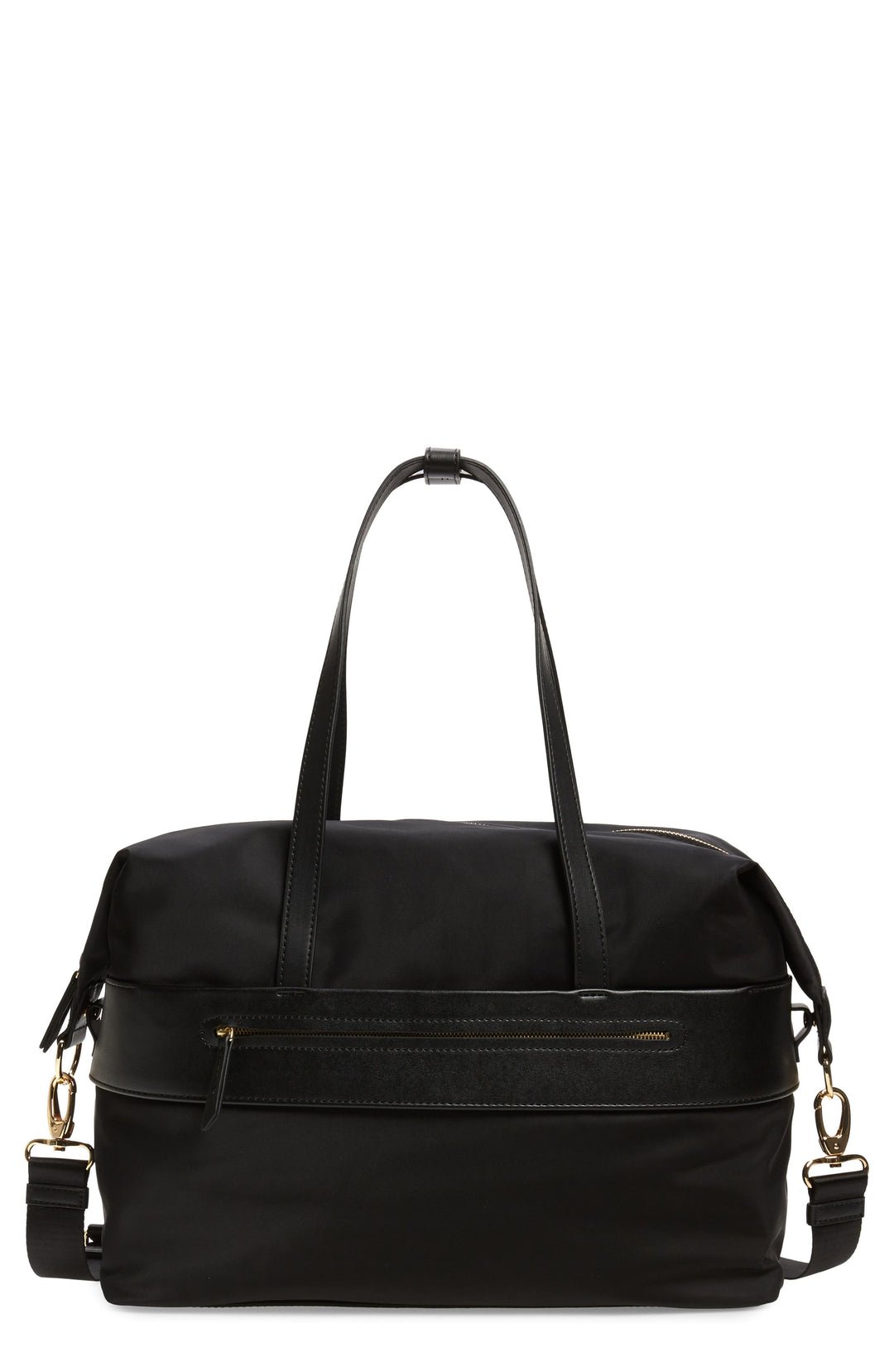 Nordstrom Rambler Expandable Nylon Duffle Bag Black