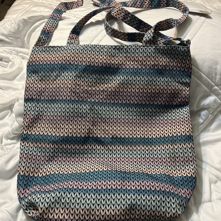 BP. Canvas Tote in Blue Multi