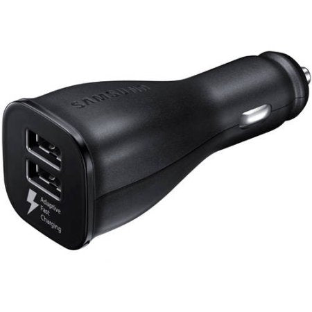 Samsung Fast Charge Dual-Port Car Charger Retail Packaging