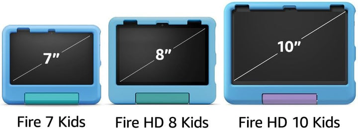 Fire 7 Kids - 7" Tablet (2023) 16GB with Amazon Kids+ (6 Month Subscription) - Blue