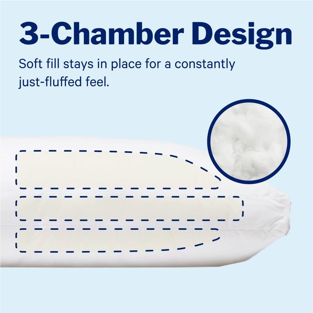 Casper Sleep Essential Pillow for Sleeping, King, White