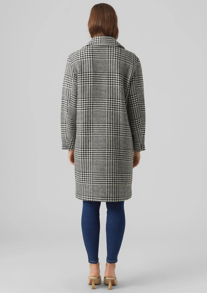 Vero Moda Hanna Notch Collar Coat Black Size S