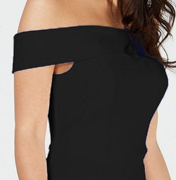 Thalia Sodi Women's Off-The-Shoulder Sheath Dress Black Size Extra Small