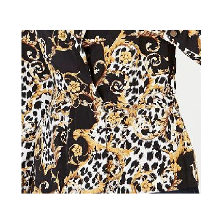 Thalia Sodi Women's Animal Print Belted Blazer Size Medium