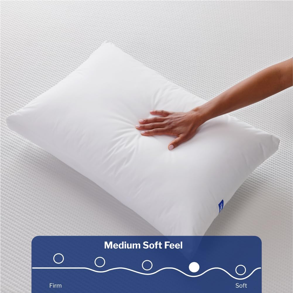 Casper Sleep Essential Pillow for Sleeping, King, White