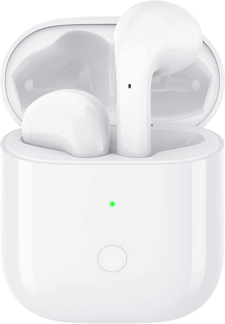 Realme RMA201 Wireless Air Buds with Charging Case, White