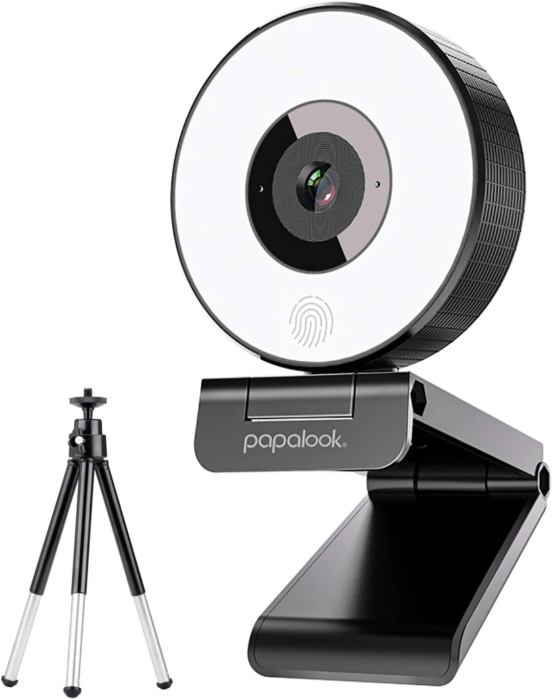PAPALOOK PA552 Live Streaming Webcam with Ring Light