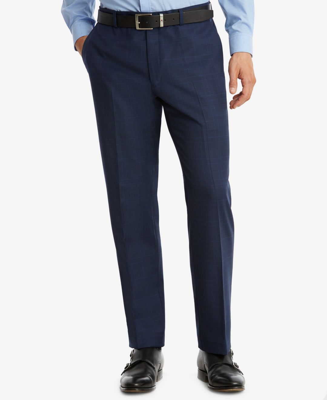 Tommy Hilfiger Men's Modern Fit Th Flex Stretch Suit Pants Blue Size 34X34