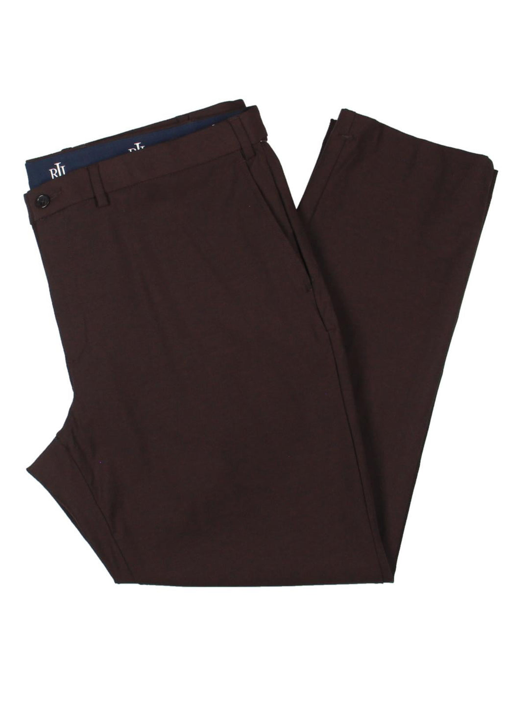 Ralph Lauren Men's Classic Fit Cotton Stretch Dress Pants Wine Red Size 33X32