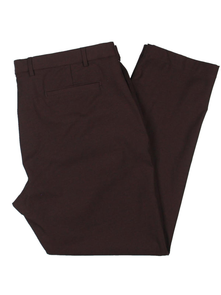 Ralph Lauren Men's Classic Fit Cotton Stretch Dress Pants Wine Red Size 33X32
