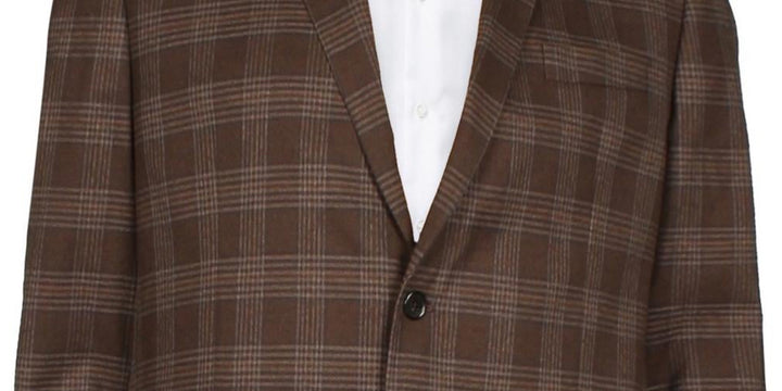 Ralph Lauren Men's Lexington Classic Fit Suit Separate Two Button Blazer Brown Size 38
