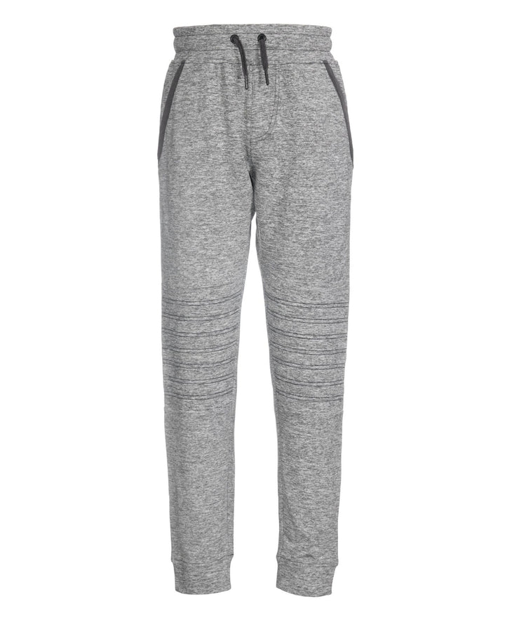 Univibe Men's Echo Space Dye Light Gray Knit Jogger Pants Gray Size X-Large