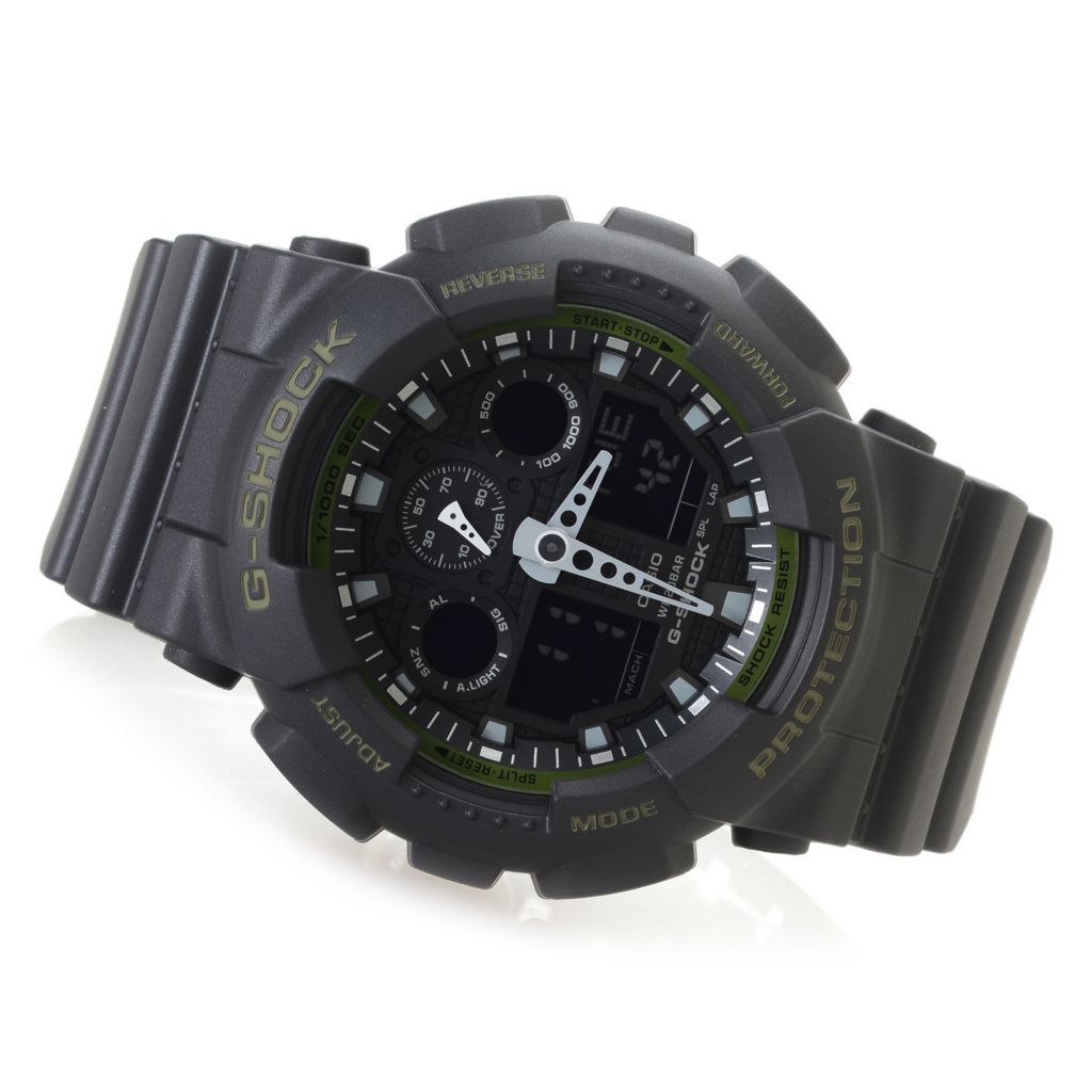 Casio 50mm G-Shock Quartz Analog / Digital Multi Function Strap Watch