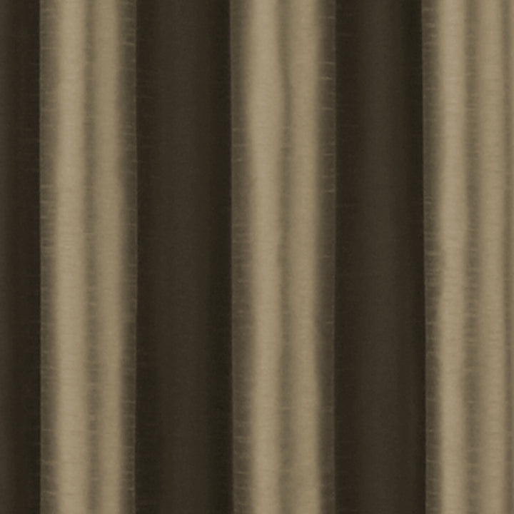 Curtainworks Malta Indoor Striped Blackout Curtain Bronze Size 50 x 108