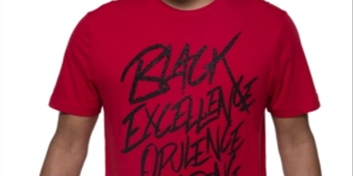 Sean John Men's Excellence Glitter T-Shirt Red Size 4X-Large