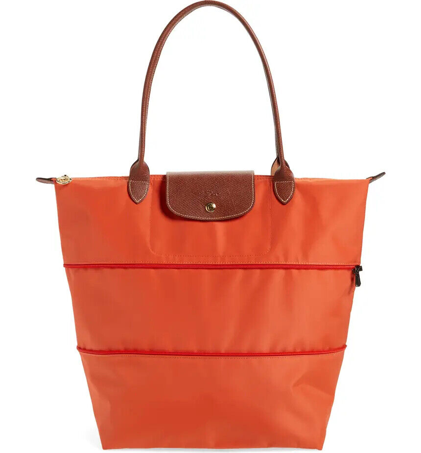 Longchamp Le Pliage Expandable Tote Orange