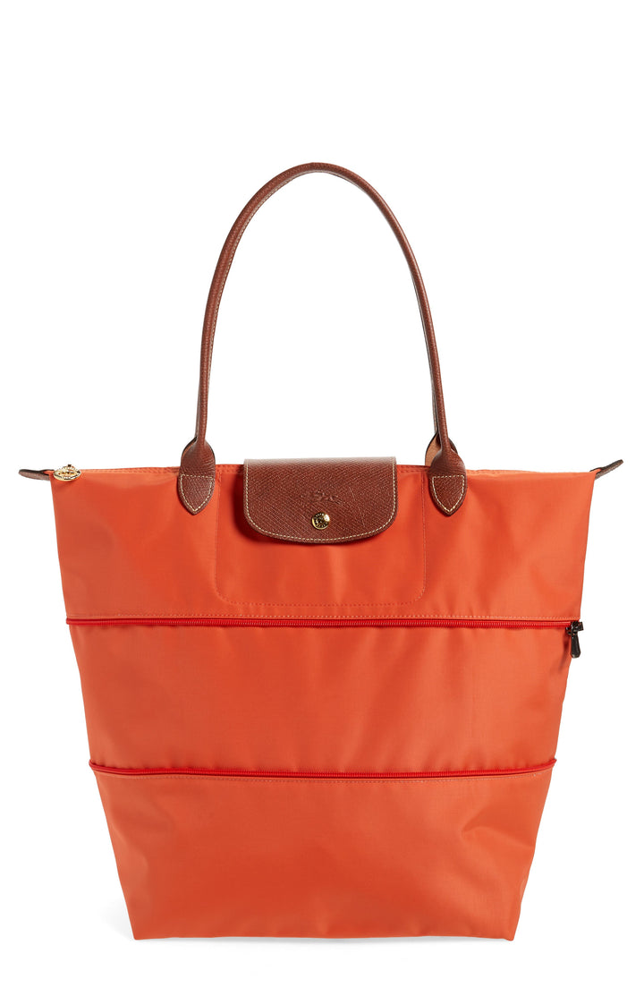 Longchamp Le Pliage Expandable Tote Orange