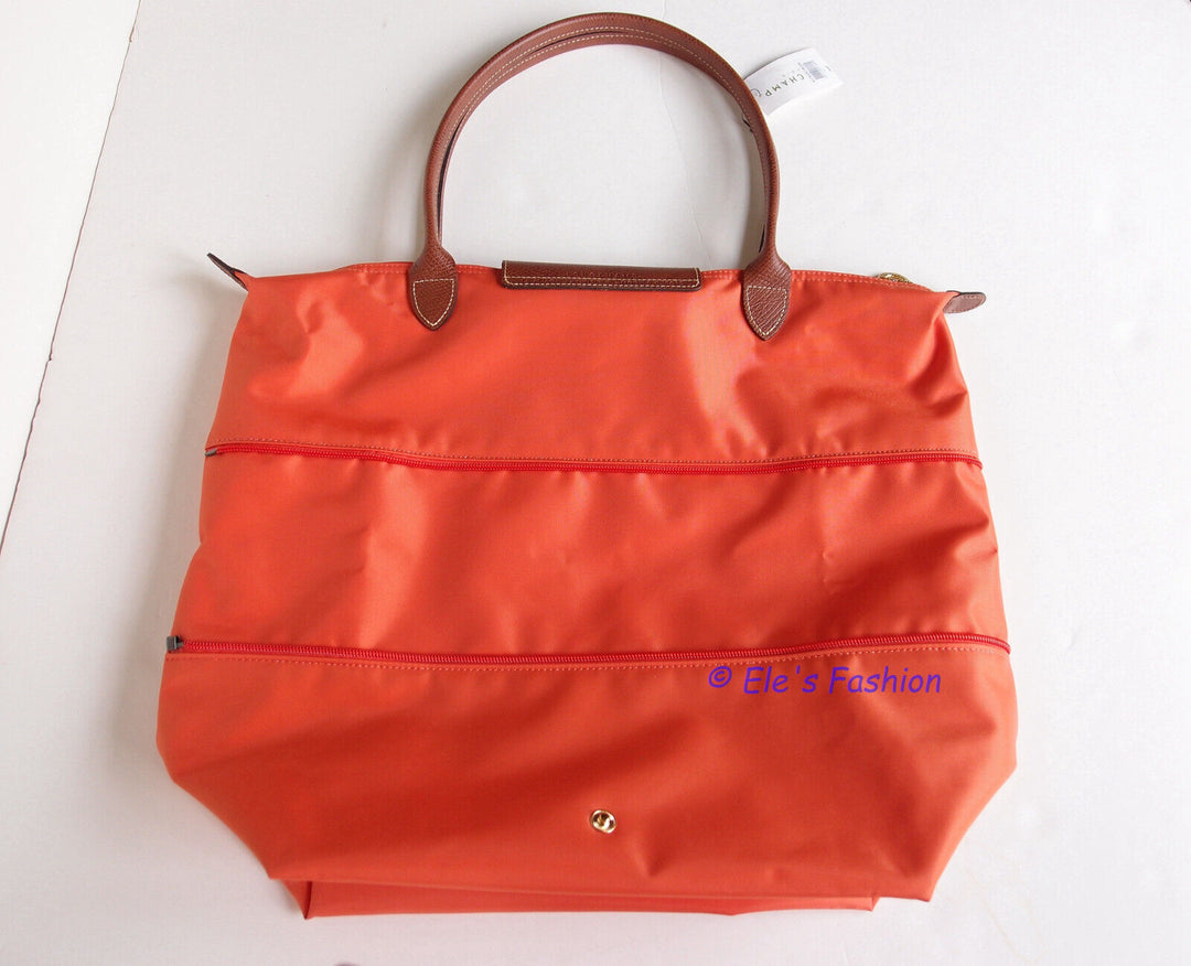 Longchamp Le Pliage Expandable Tote Orange