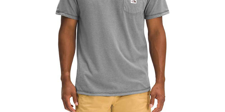 The North Face Men's Heritage Patch Pocket Tee Gray Size XX-Large