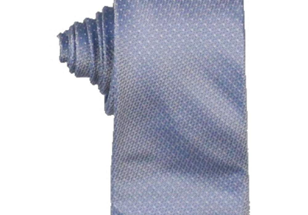 Calvin Klein Mens Silk Blend Polka Dot Neck Tie Gray One Size