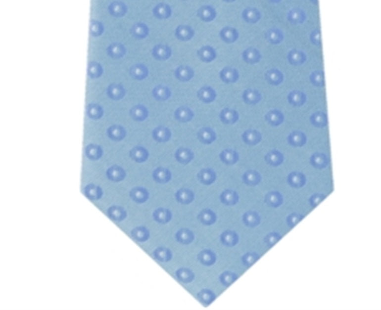 Kenneth Cole Reaction Men's Brandon Silk Blend Pattern Neck Tie Blue Size Regular