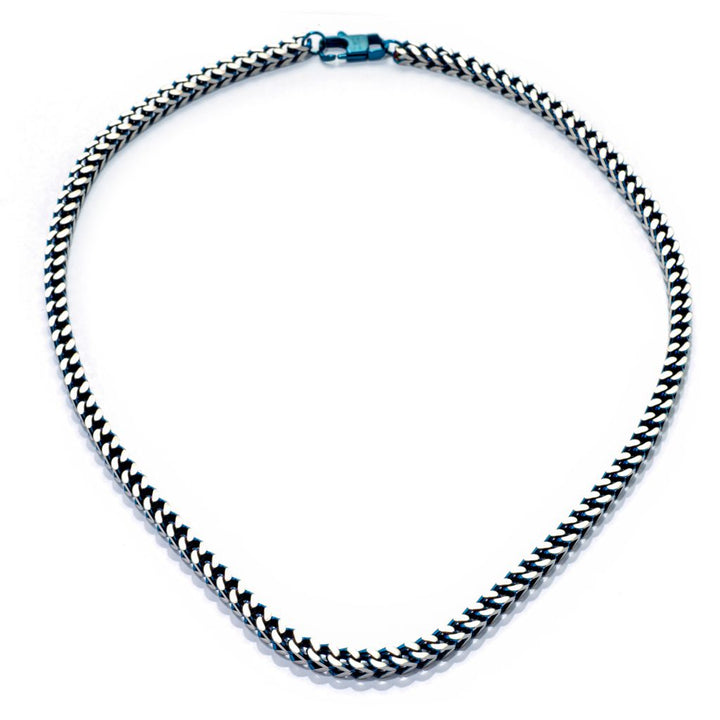 Invicta Jewelry Two-tone Stainless Steel 24" Franco Chain Necklace