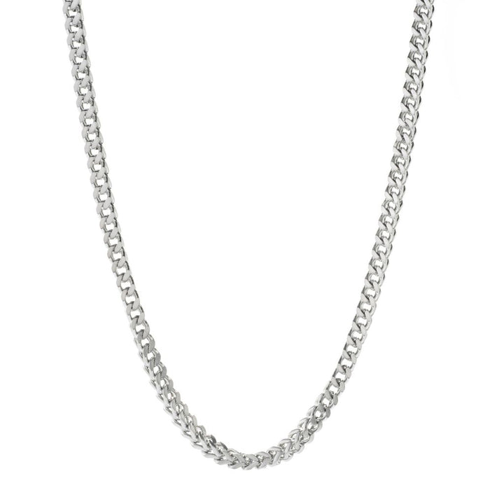 Invicta Jewelry Two-tone Stainless Steel 24" Franco Chain Necklace
