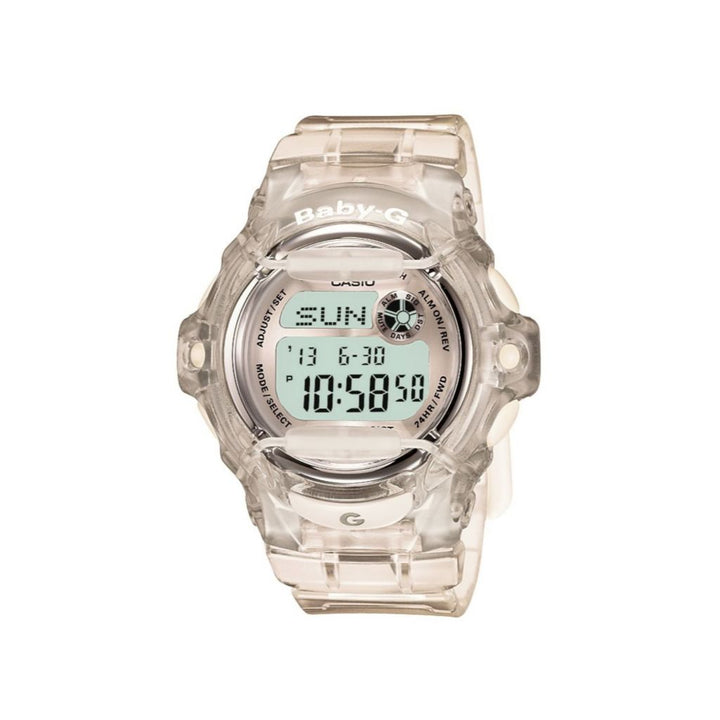 Casio 42mm Baby-G Quartz Stop Watch Resin Strap Watch