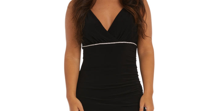 Nightway Women's Embellished Cocktail Dress Black Size 22W