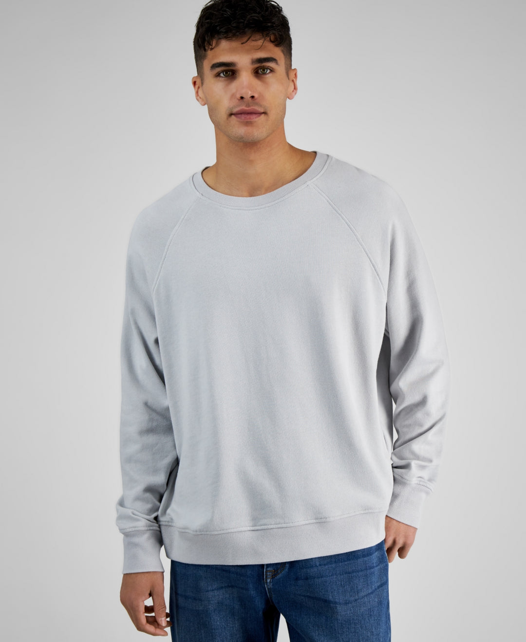 And Now This Men's Raglan Sweatshirt Gray