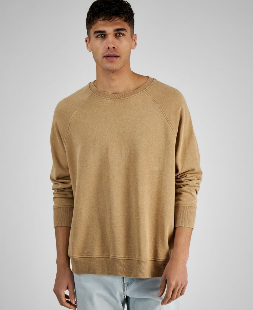 And Now This Men's Raglan Sweatshirt Brown Size XX-Large