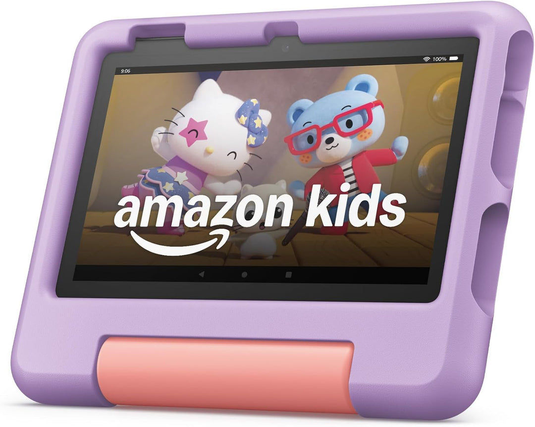 Amazon - Fire 7 Kids - 7" Tablet – 32GB (12th Gen) - Purple