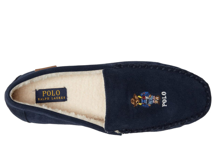 Ralph Lauren Men's Collins Moccasin Slipper Blue