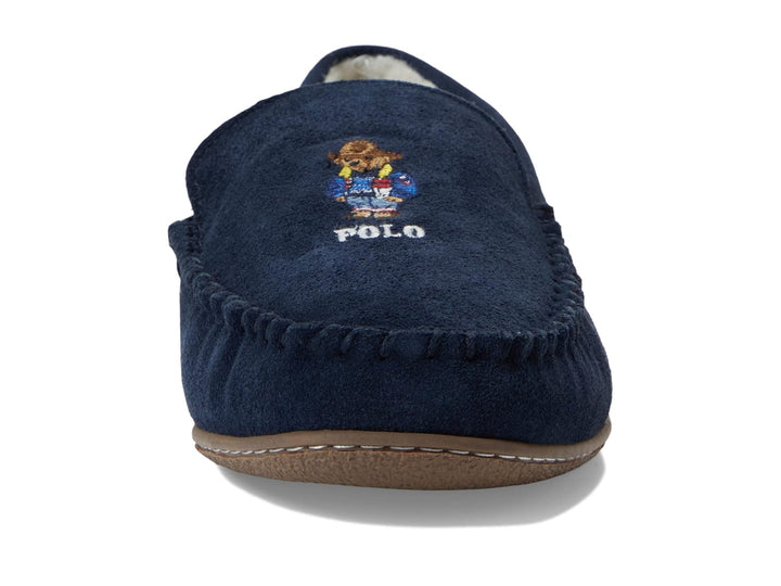 Ralph Lauren Men's Collins Moccasin Slipper Blue