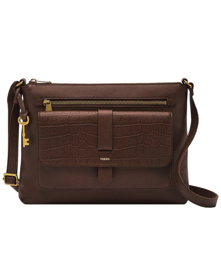 Fossil Women's Kinley Crossbody Bag Brown