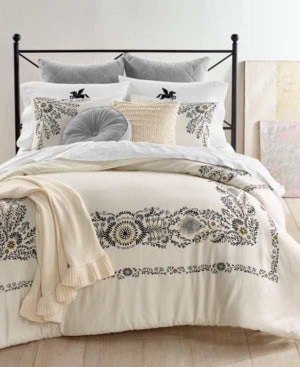 Martha Stewart Collection Paisley 2 Pieces Comforter Set Brown Size Twin