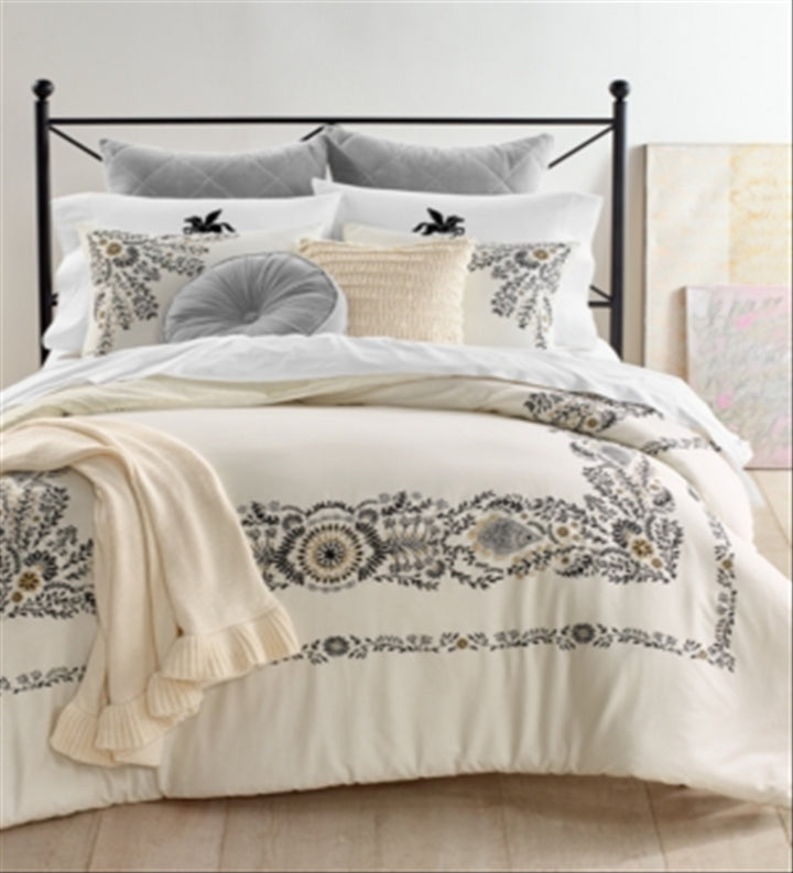 Martha Stewart Collection Paisley 2 Pieces Comforter Set Brown Size Twin