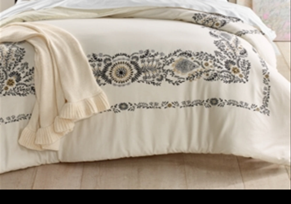 Martha Stewart Collection Paisley 2 Pieces Comforter Set Brown Size Twin