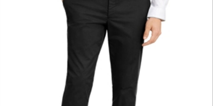 INC International Concepts Men's Slim Fit Tech Pants Black Size XX-Large