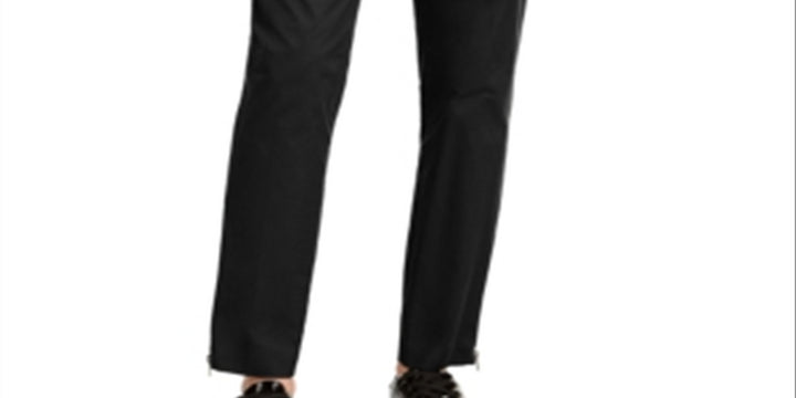 INC International Concepts Men's Slim Fit Tech Pants Black Size XX-Large